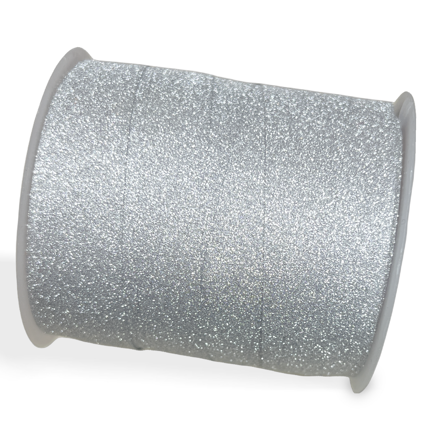 10m Roll Of Silver Glitter Ribbon | Merthyr Tydfil | Why Not Shop Online