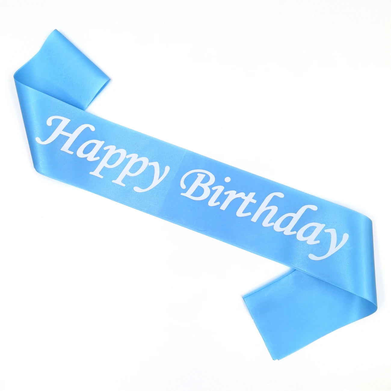 Light Blue Happy Birthday Sash | Merthyr Tydfil | Why Not Shop Online