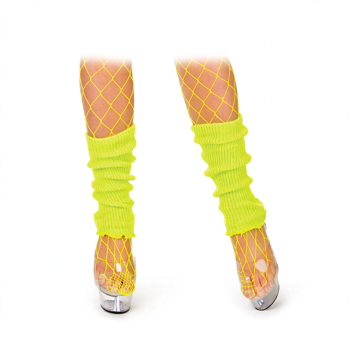 Wicked Costumes 1980s neon yellow leg warmers