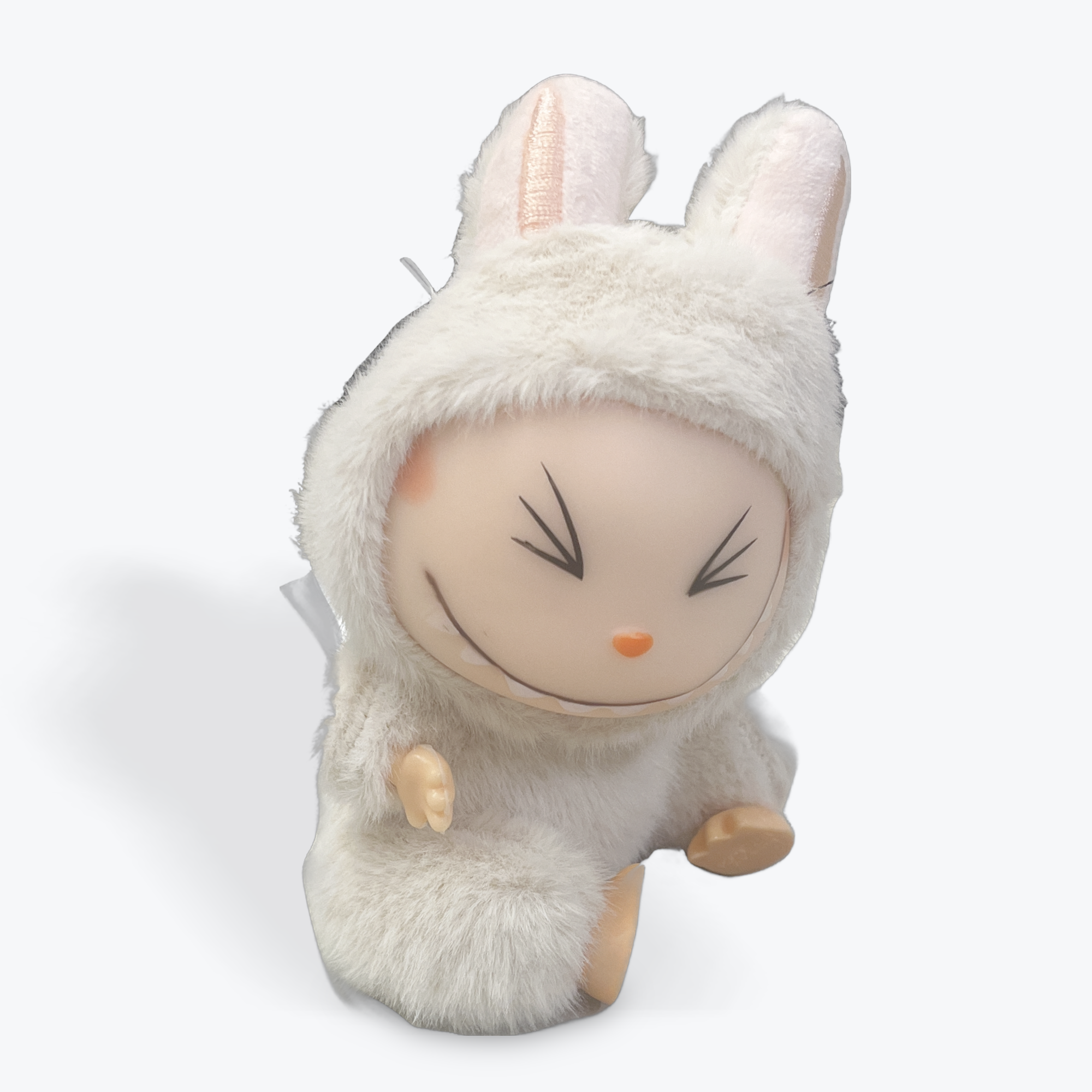 New Labubu Has A Seat And Macaron Vinyl Face Doll Backpack Decorated Pendant Beige | Merthyr Tydfil | Why Not Shop Online