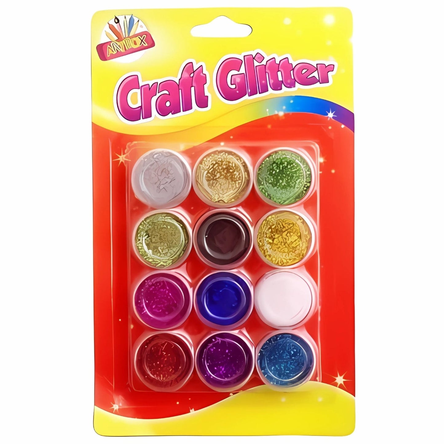 ARTBOX - Metallic Colour Craft Glitter - 9 Pack | Why Not Shop
