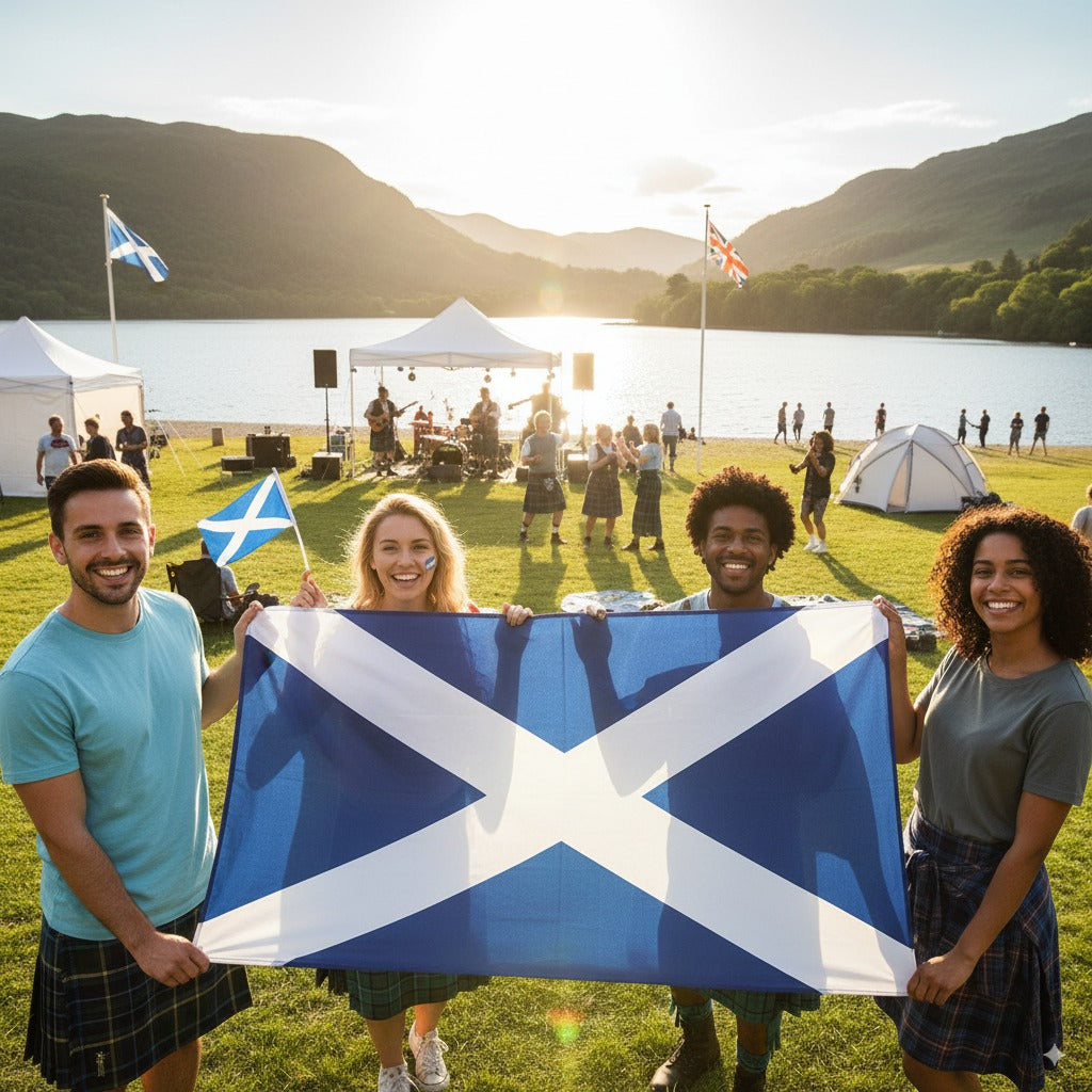 Scotland Flag 5ft x3ft 150x90cm | Merthyr Tydfil | Why Not Shop Online