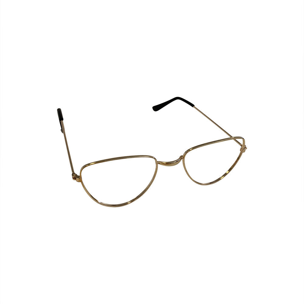 Gold Half Moon Fancy Dress Glasses | Merthyr Tydfil | Why Not Shop Online