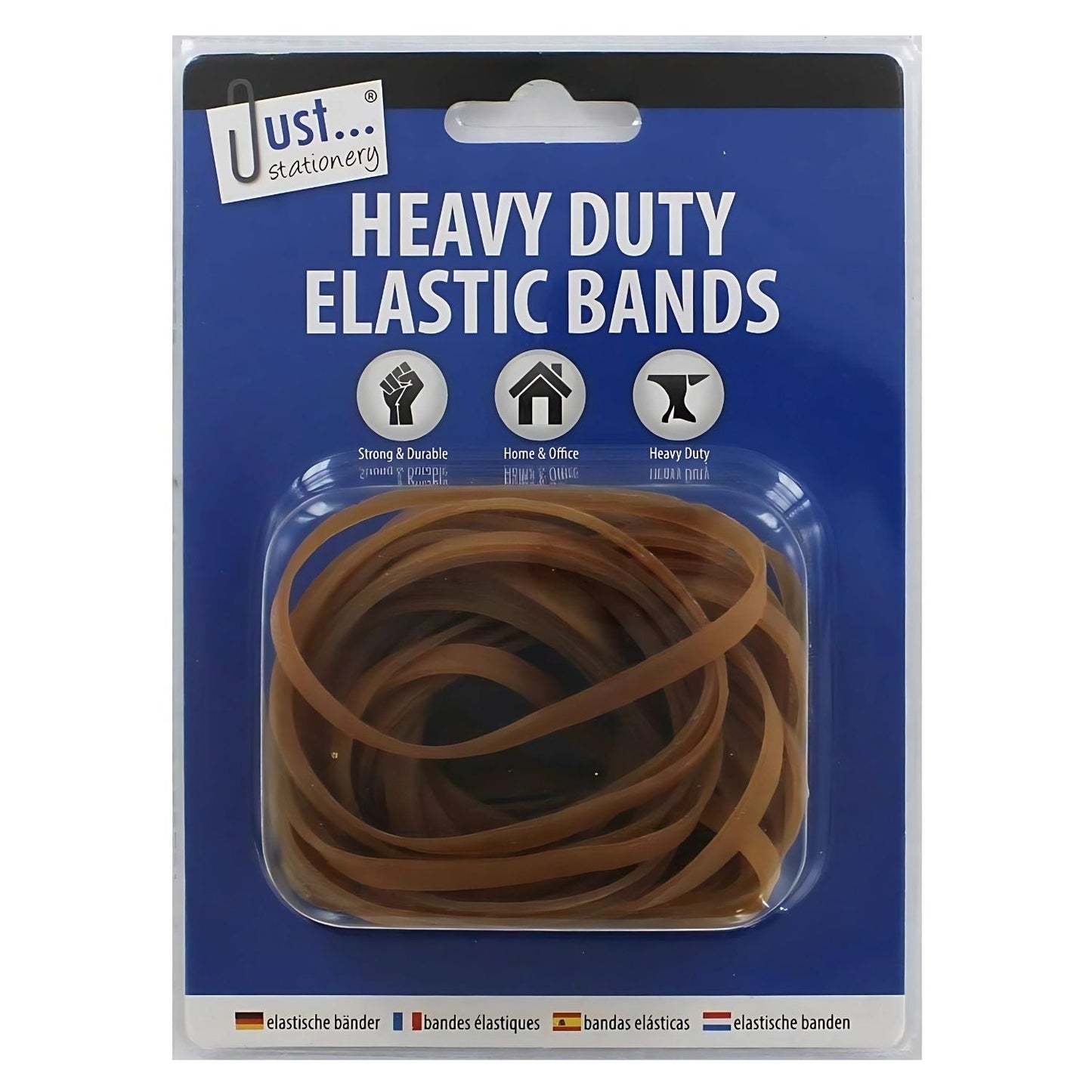 Just Stationery - Heavy Duty Elastic Bands 60g. | Merthyr Tydfil | Why Not Shop Online