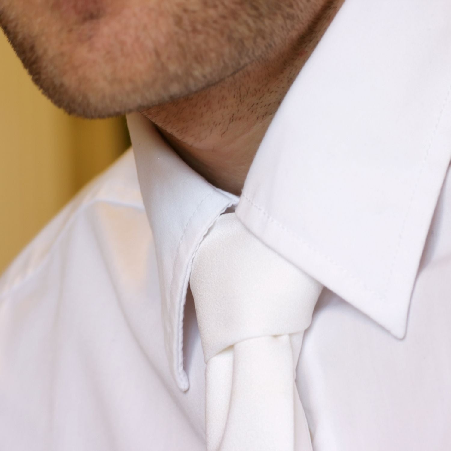 Mens White Gangster Fancy Dress Ties | Why Not Shop