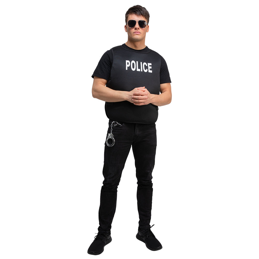 Police Vest: Double-Sided Costume Accessory One Size | Merthyr Tydfil | Why Not Shop Online