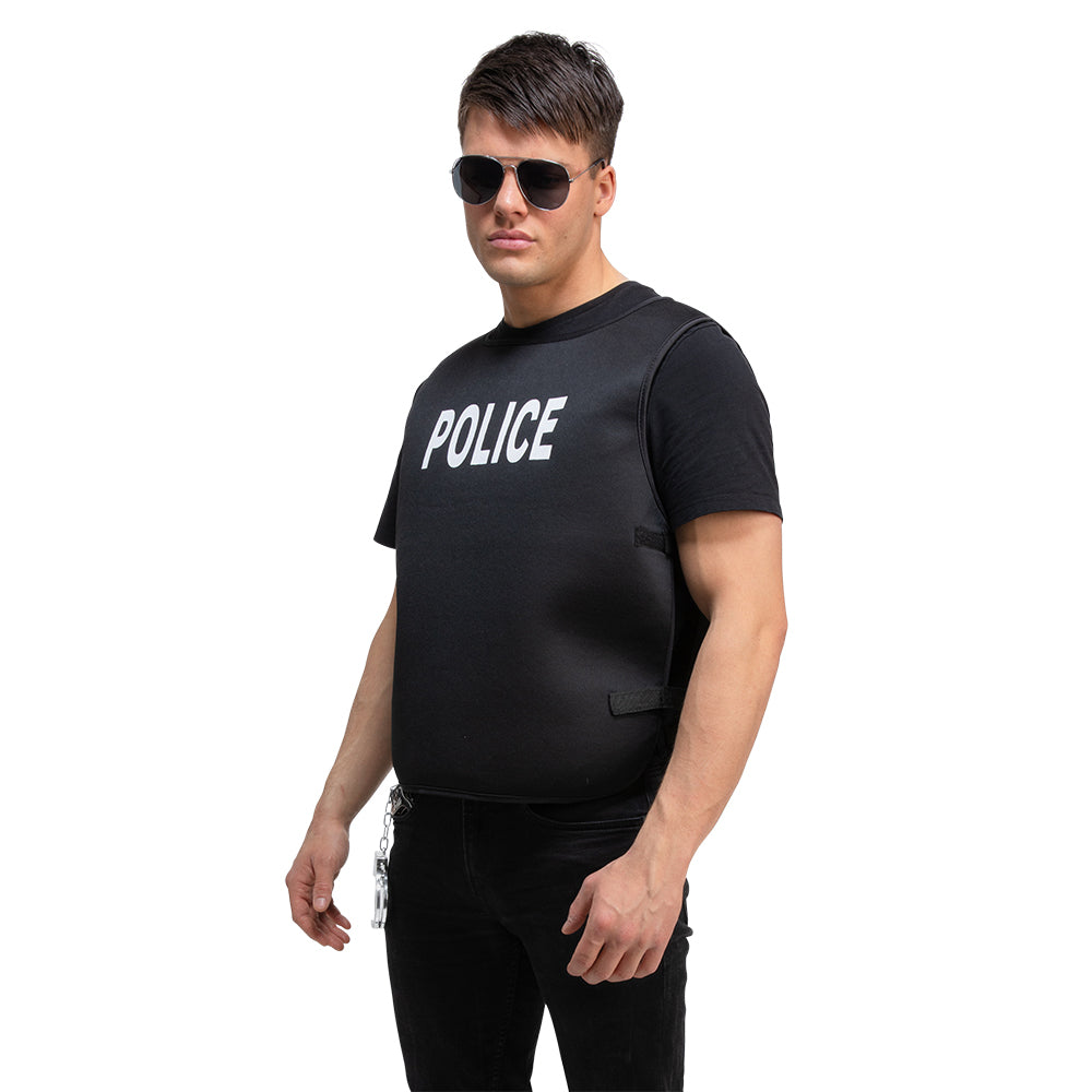Police Vest: Double-Sided Costume Accessory One Size | Merthyr Tydfil | Why Not Shop Online