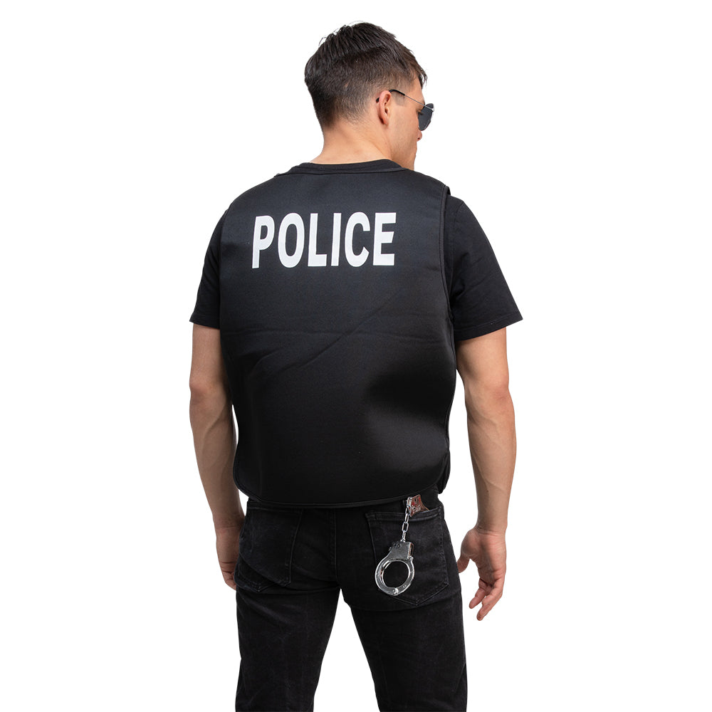Police Vest: Double-Sided Costume Accessory One Size | Merthyr Tydfil | Why Not Shop Online