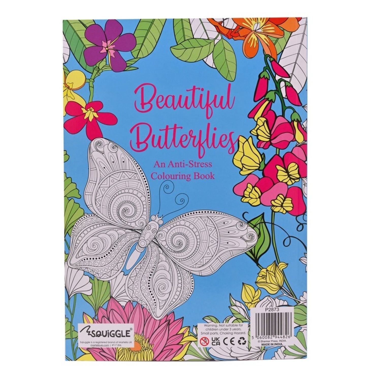 Squiggle Beautiful Butterflies & Birds Colouring Books | Why Not Shop
