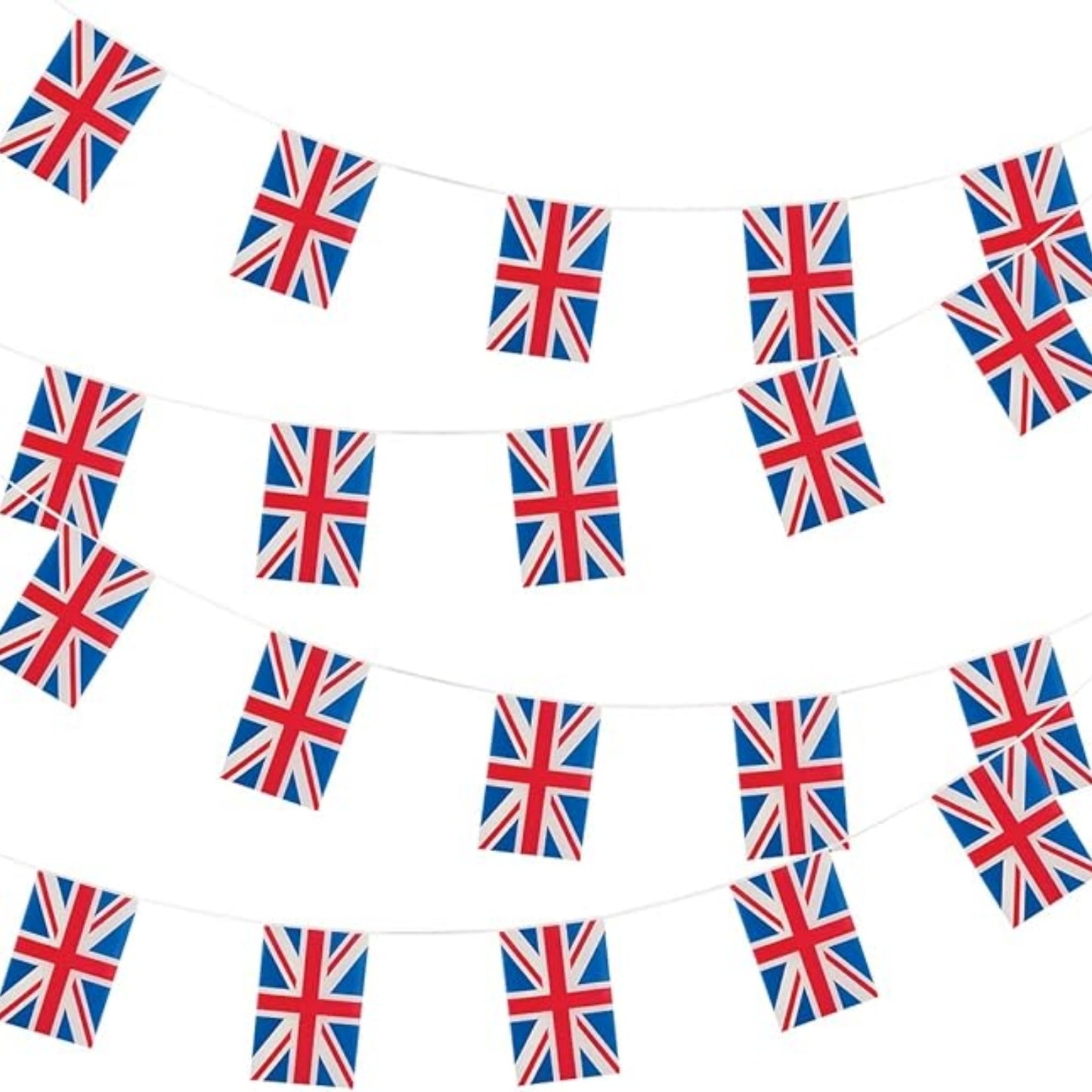 Union Jack GB Bunting 10 Metres 20 Flags 31x20cm | Merthyr Tydfil | Why Not Shop Online