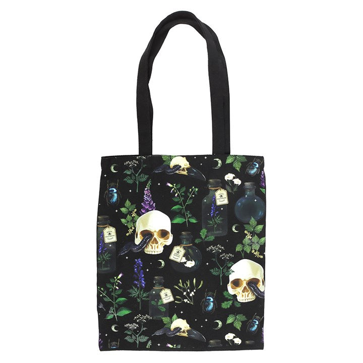 Venom & Vines Print Polycotton Tote Bag | Merthyr Tydfil | Why Not Shop Online