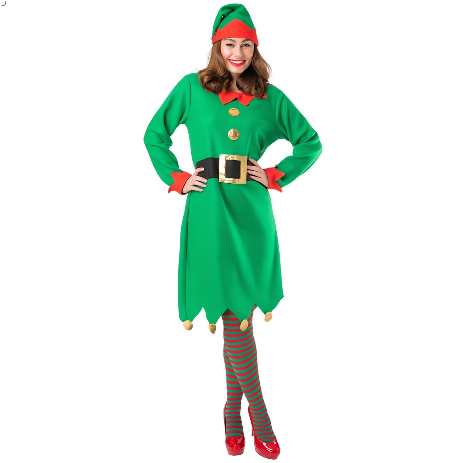 Womens Santa Helper Naughty Elf Costume | Why Not Shop