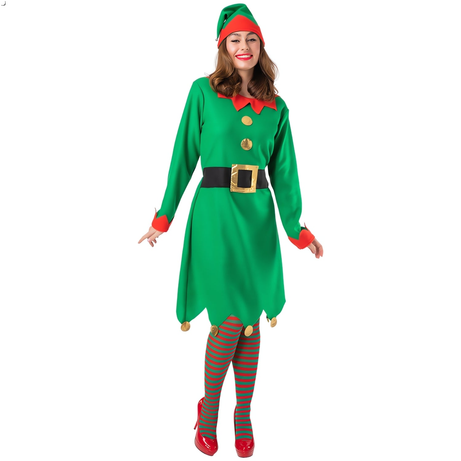 Womens Santa Helper Naughty Elf Costume | Why Not Shop