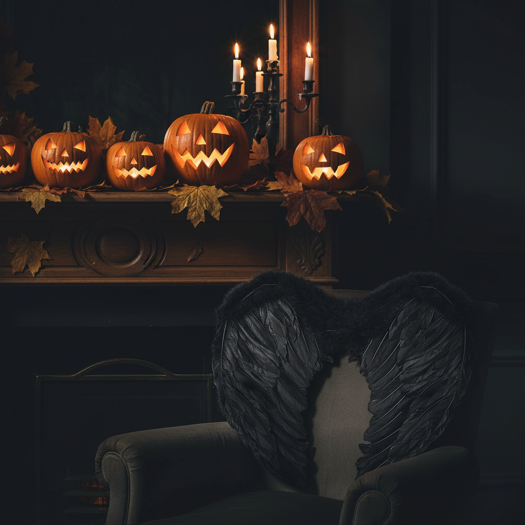 Adult Black Feather Angel Wings 44cm x 34cm | Merthyr Tydfil | Why Not Shop Online