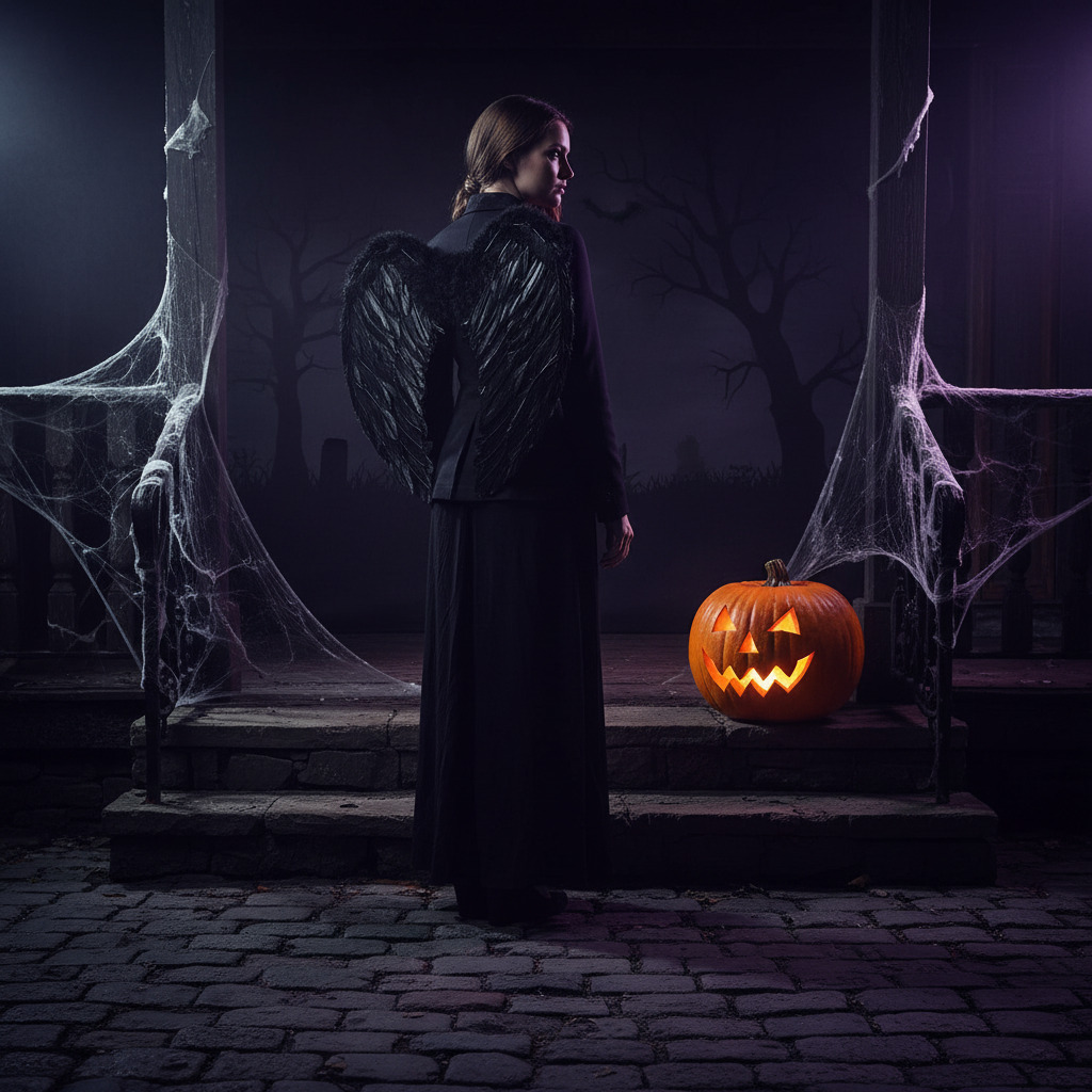 Adult Black Feather Angel Wings 44cm x 34cm | Merthyr Tydfil | Why Not Shop Online