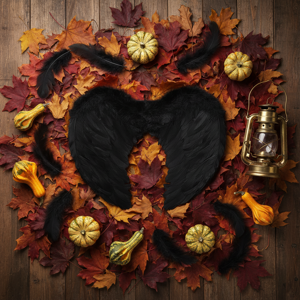 Adult Black Feather Angel Wings 44cm x 34cm | Merthyr Tydfil | Why Not Shop Online