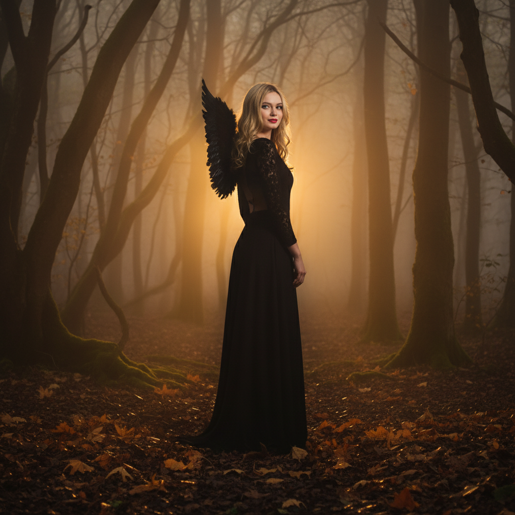 Adults Medium Black Feather Angel Wings Wing Span 42x75cm | Merthyr Tydfil | Why Not Shop Online