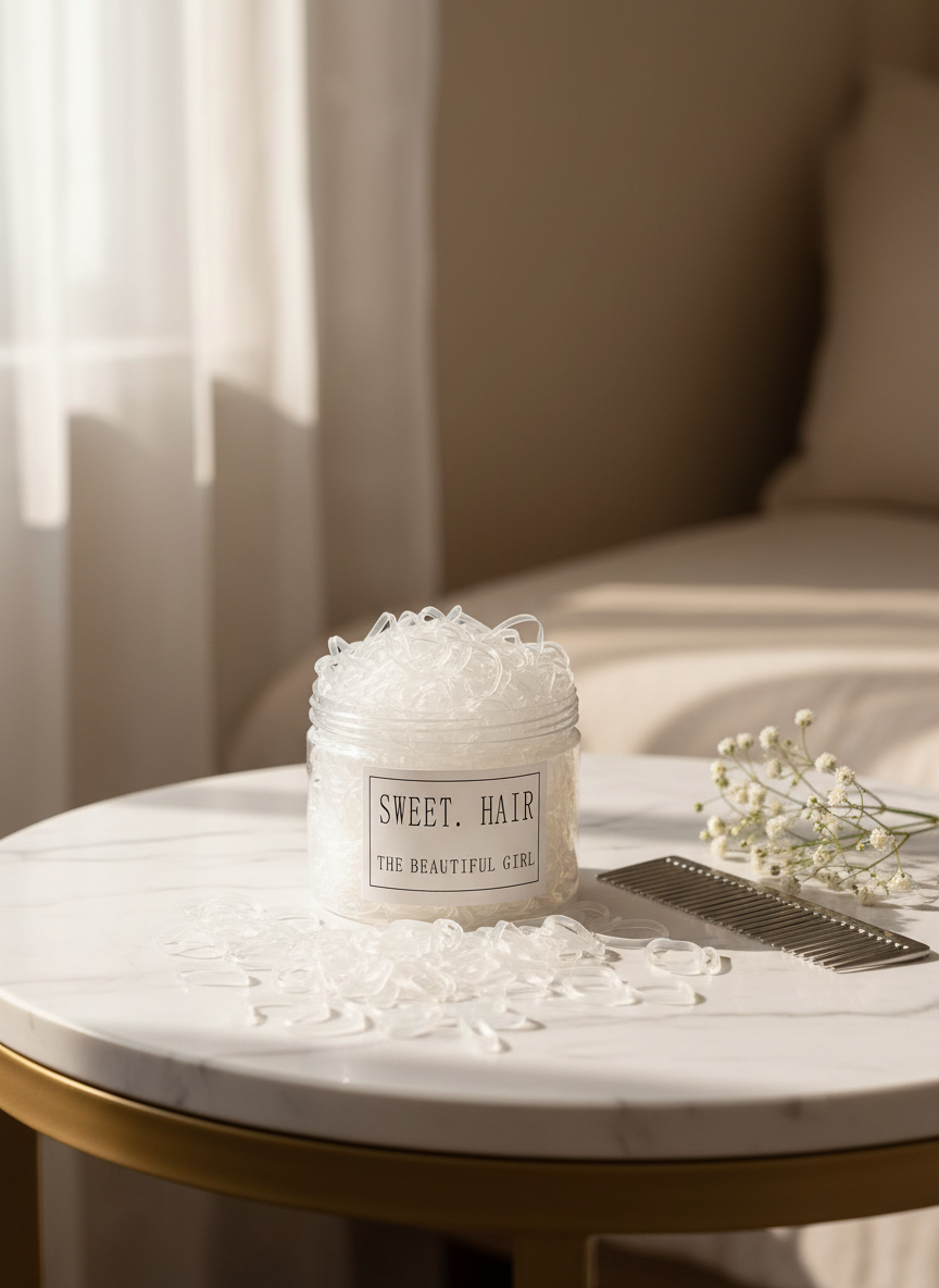 1000 Pcs Clear Mini Small Elastic Hair Bands 20mm And 30mm | Merthyr Tydfil | Why Not Shop Online