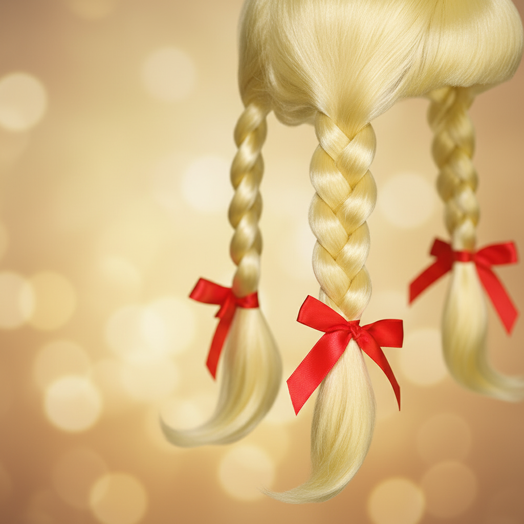 Oktoberfest Funny Beer Girl Plaited Fancy Dress Wig Blonde | Merthyr Tydfil | Why Not Shop Online