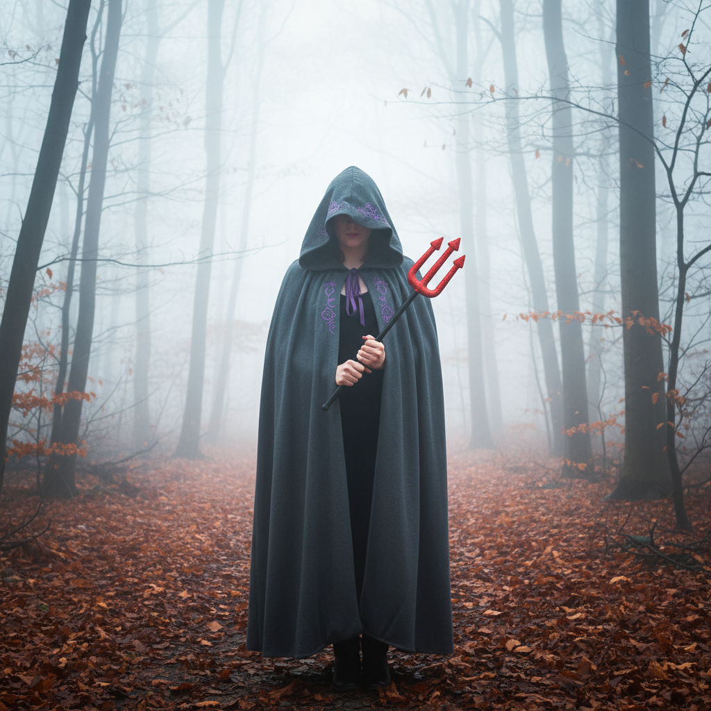 Red Glitter Sparkling Devils Trident | Merthyr Tydfil | Why Not Shop Online