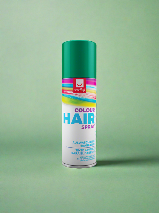 Smiffys Green Temporary Wash Out Hairspray 125ml