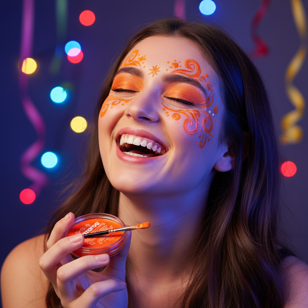 Snazaroo Face Paint Classic Dark Orange 18Ml | Merthyr Tydfil | Why Not Shop Online