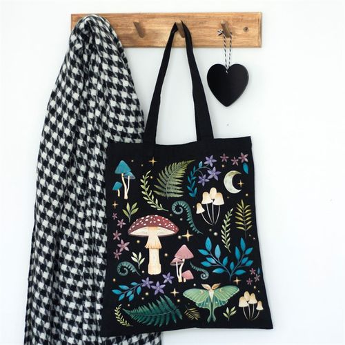 Dark Forest Print Polycotton Tote Bag | Merthyr Tydfil | Why Not Shop Online