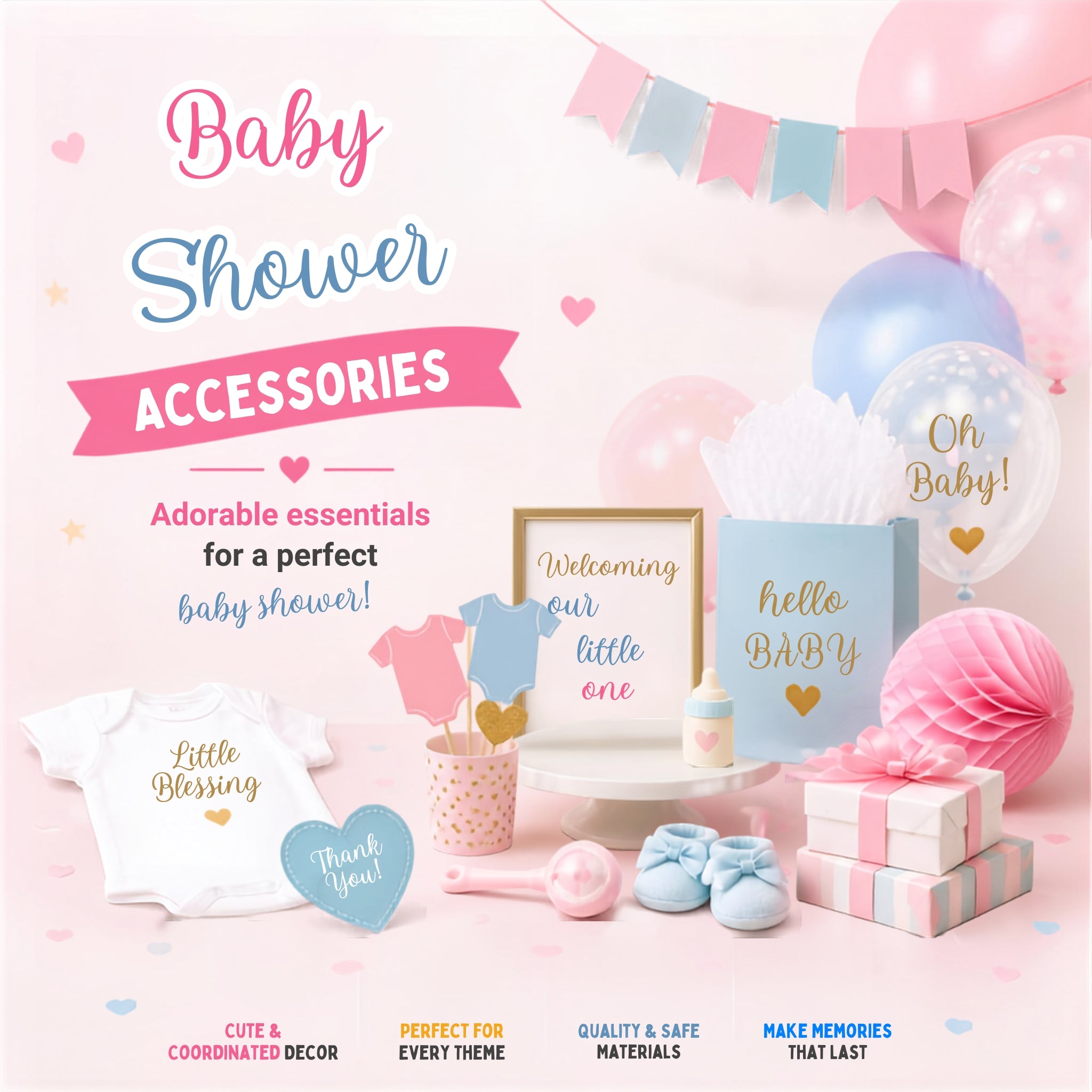 Baby Shower Accessories: Decorations, Games & Favours — Why Not Shop