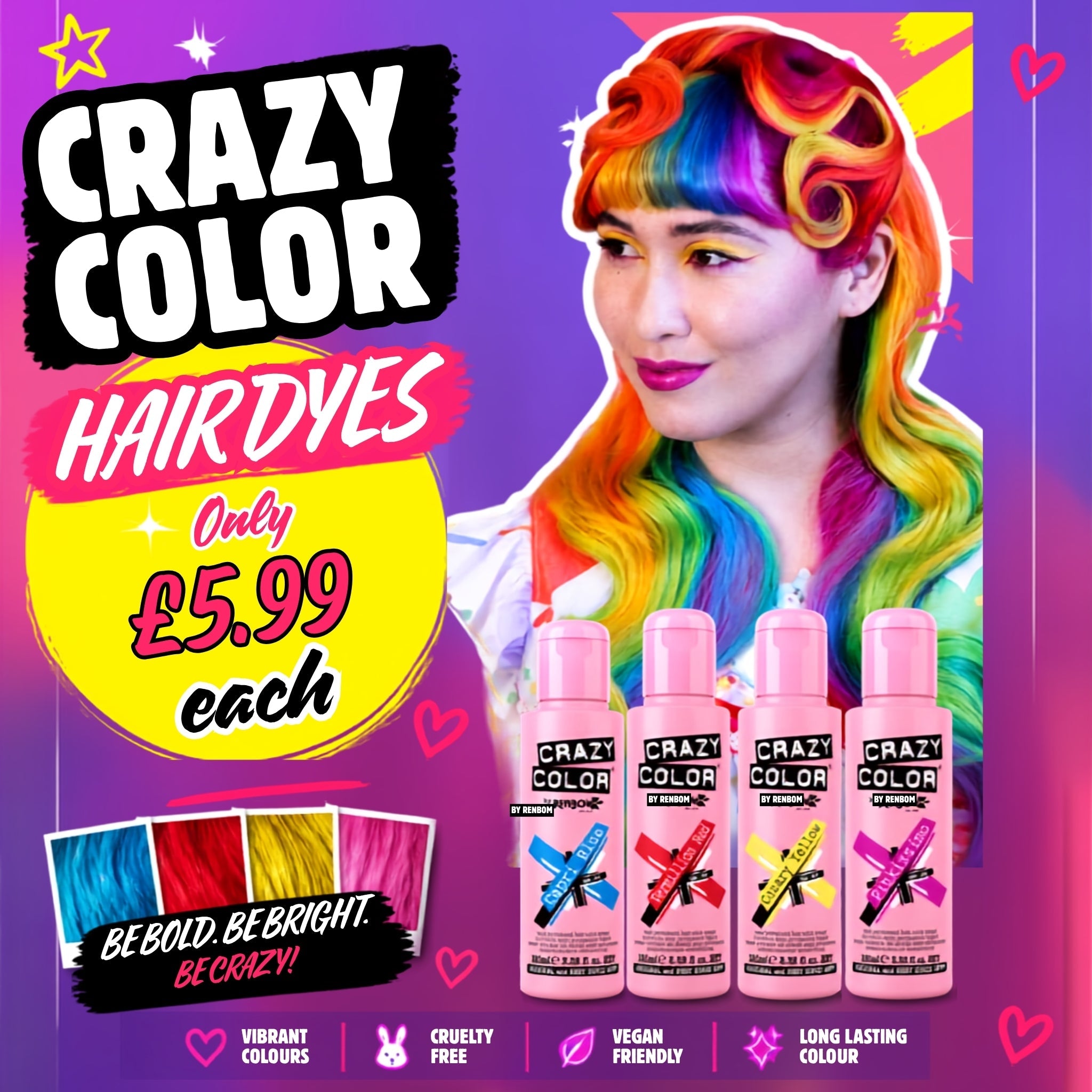 Buy Crazy Color Hair Dyes | Why Not Shop