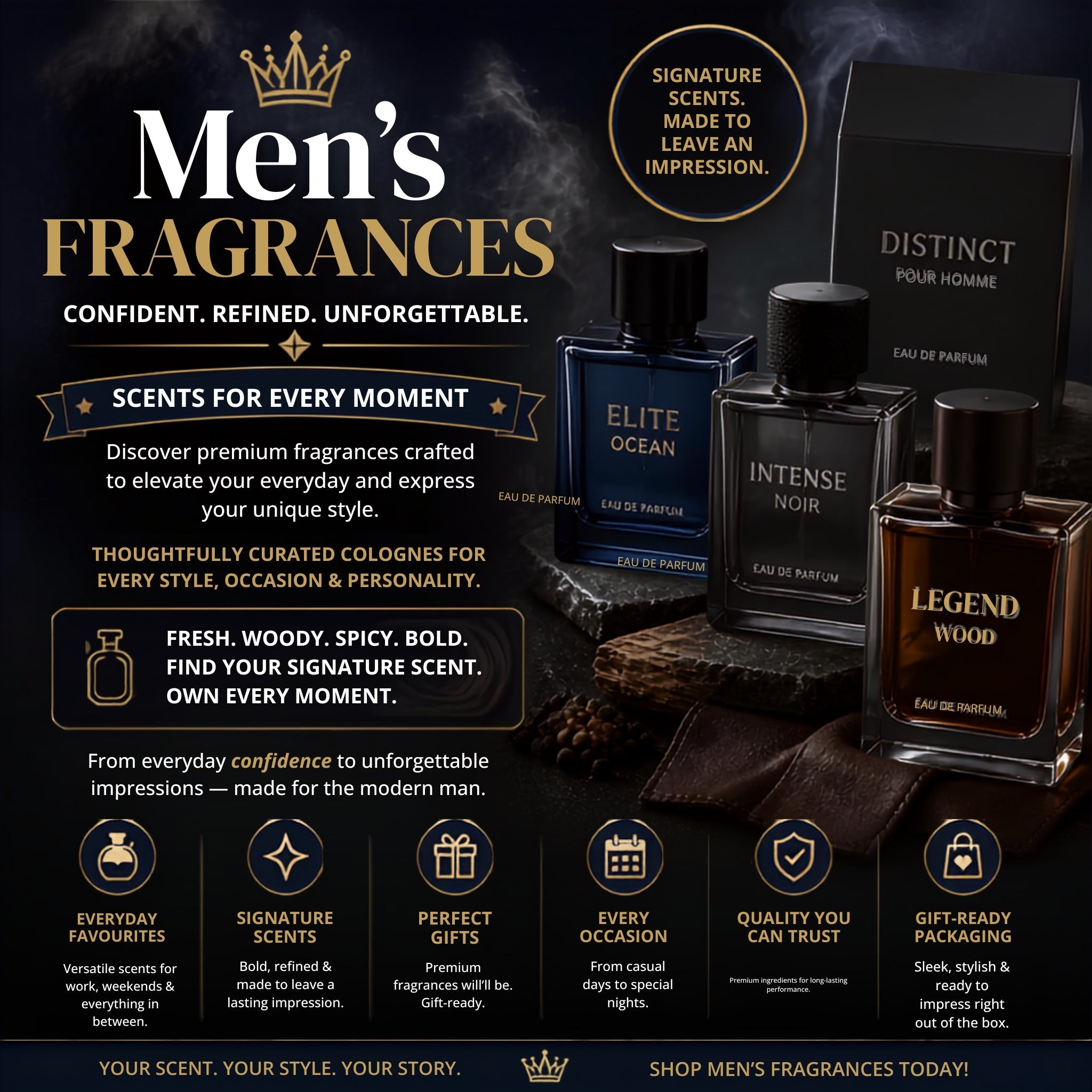 Shop Men's Fragrances: Cologne & Aftershave for Every Style — Why Not Shop