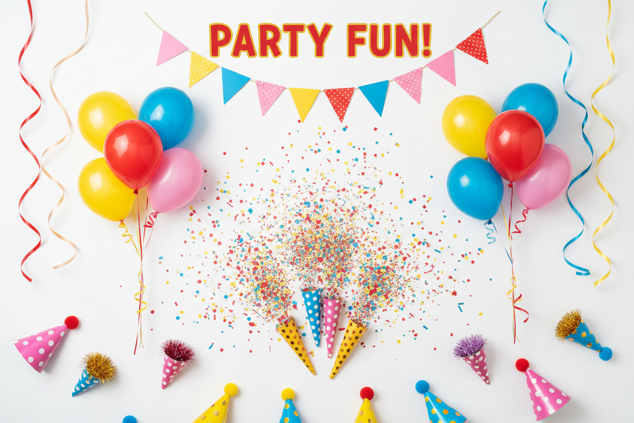 Party Accessories – Poppers, Banners & Tableware | Why Not Shop