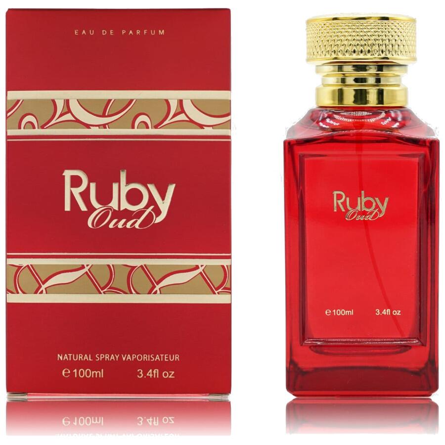 Fine Perfumery Ruby Oud EDP Spray - 100ml Unisex Fragrance