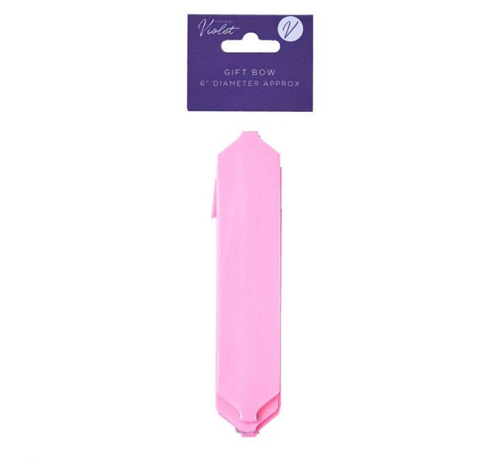 Large Light Pink Pull Bow 6 Inches