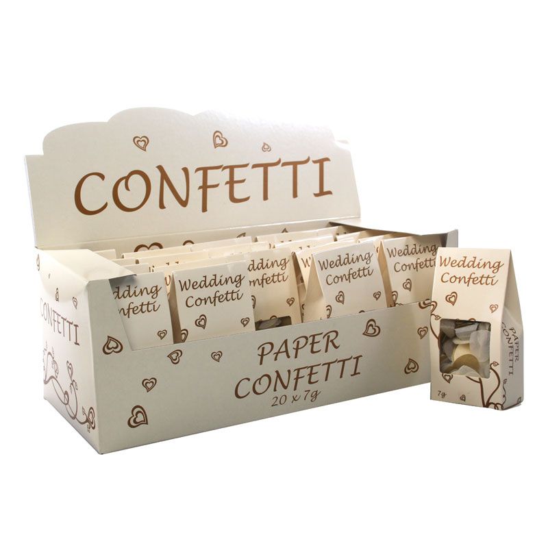 Gold And Ivory Paper Wedding Confetti | Merthyr Tydfil | Why Not Shop Online