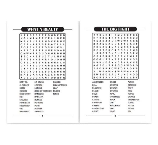 A5 Eco Friendly Word Search Puzzle Book 152 Pages