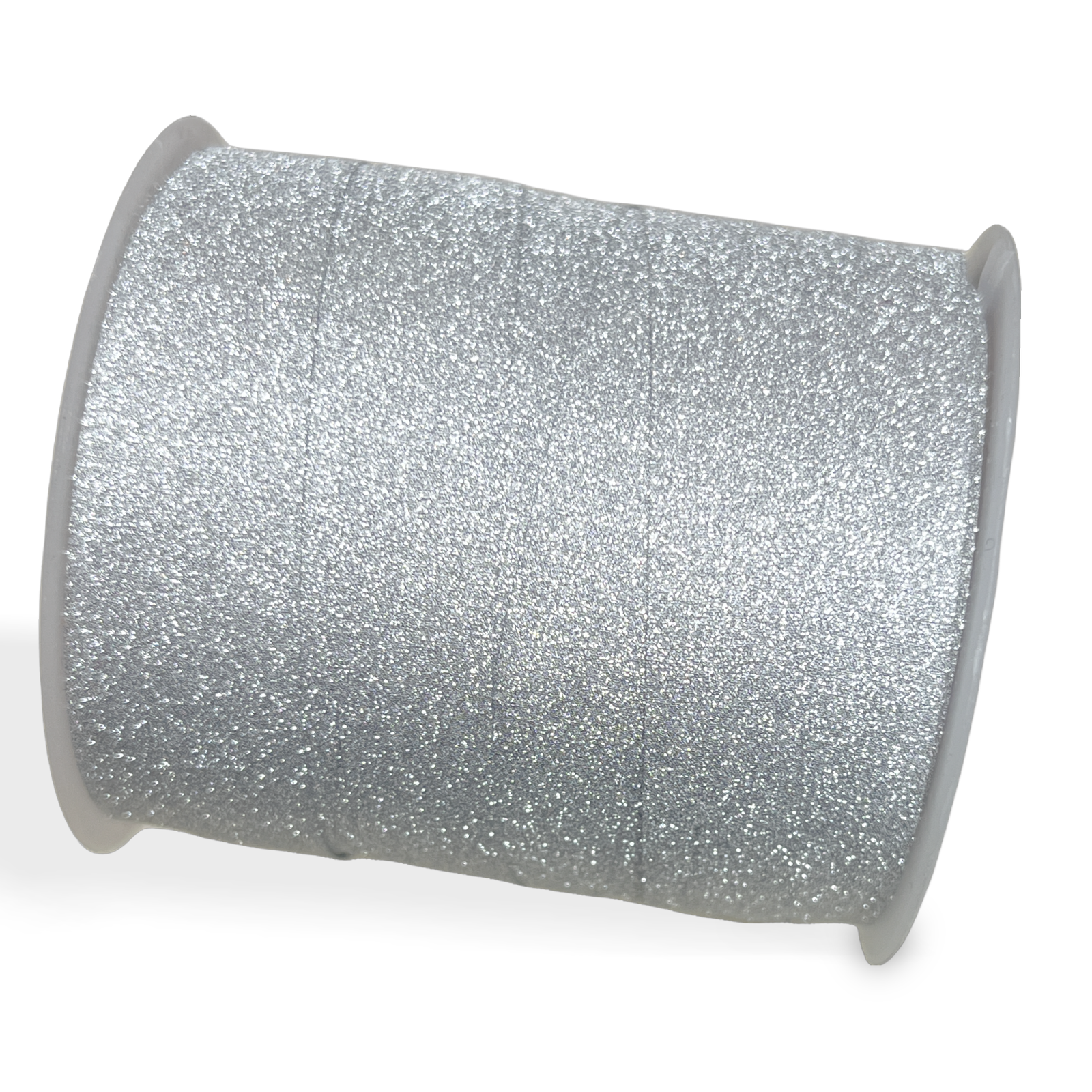 10m Roll Of Silver Glitter Ribbon | Merthyr Tydfil | Why Not Shop Online