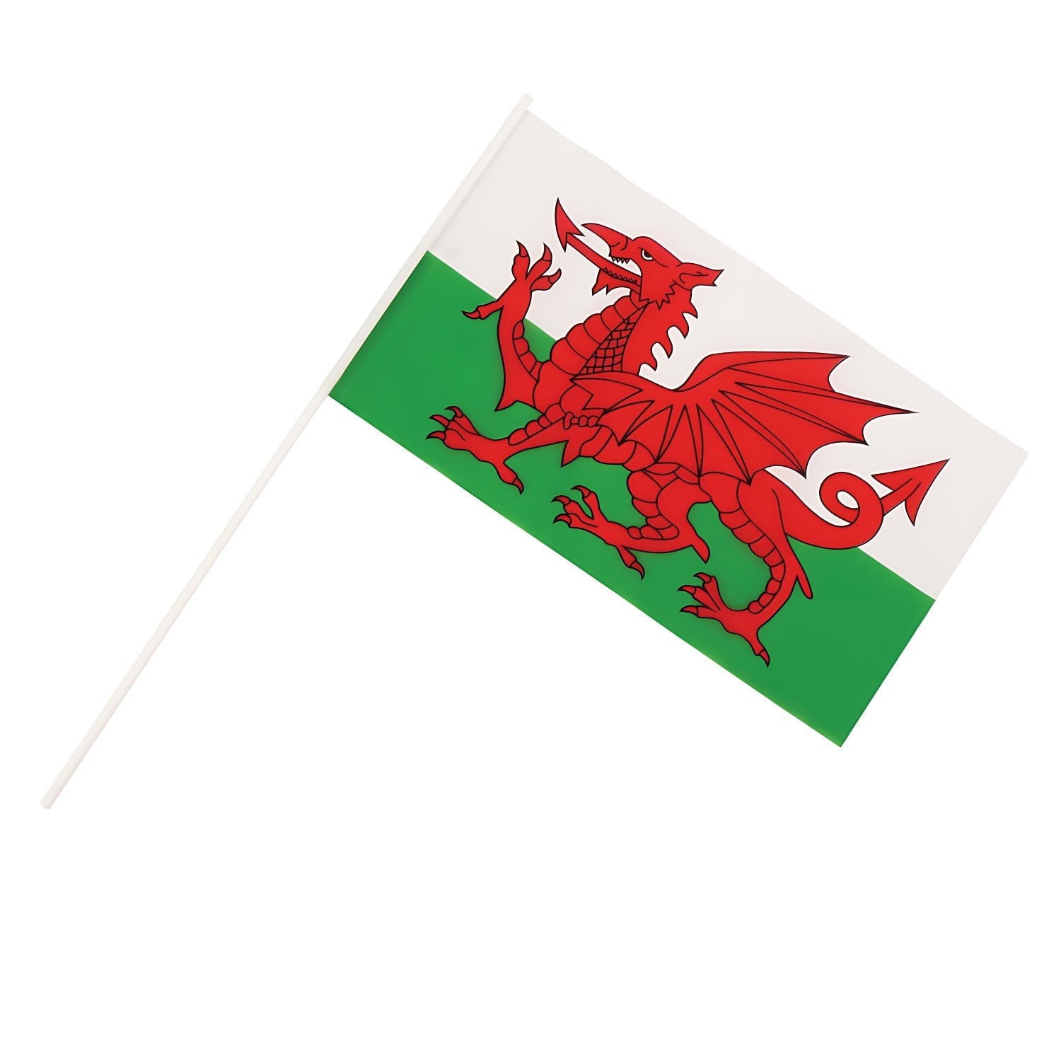 12 Pack Welsh Hand Waving Flags 30x17cm | Why Not Shop