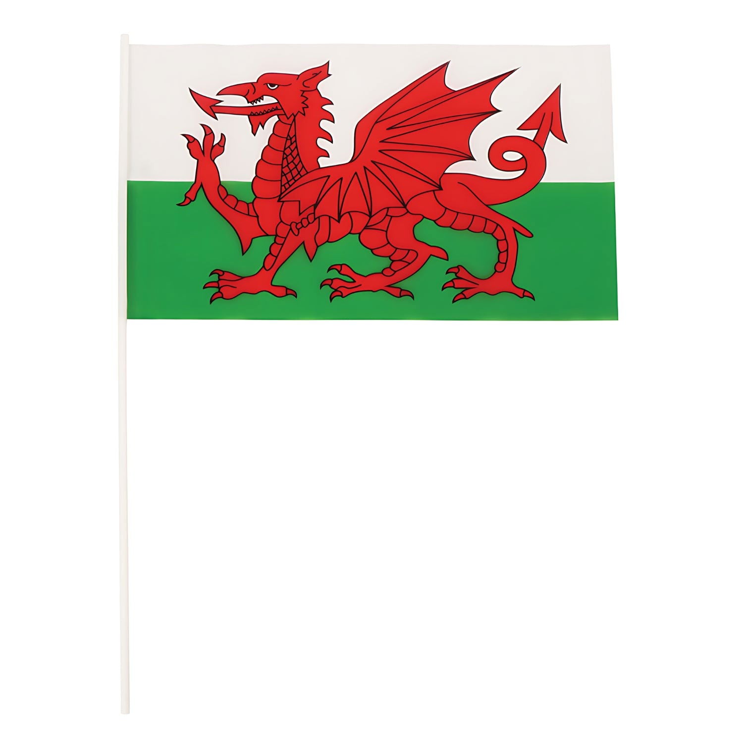 12 Pack Welsh Hand Waving Flags 30x17cm | Why Not Shop