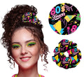 80's Forever Multi-Coloured Hair Scrunchie