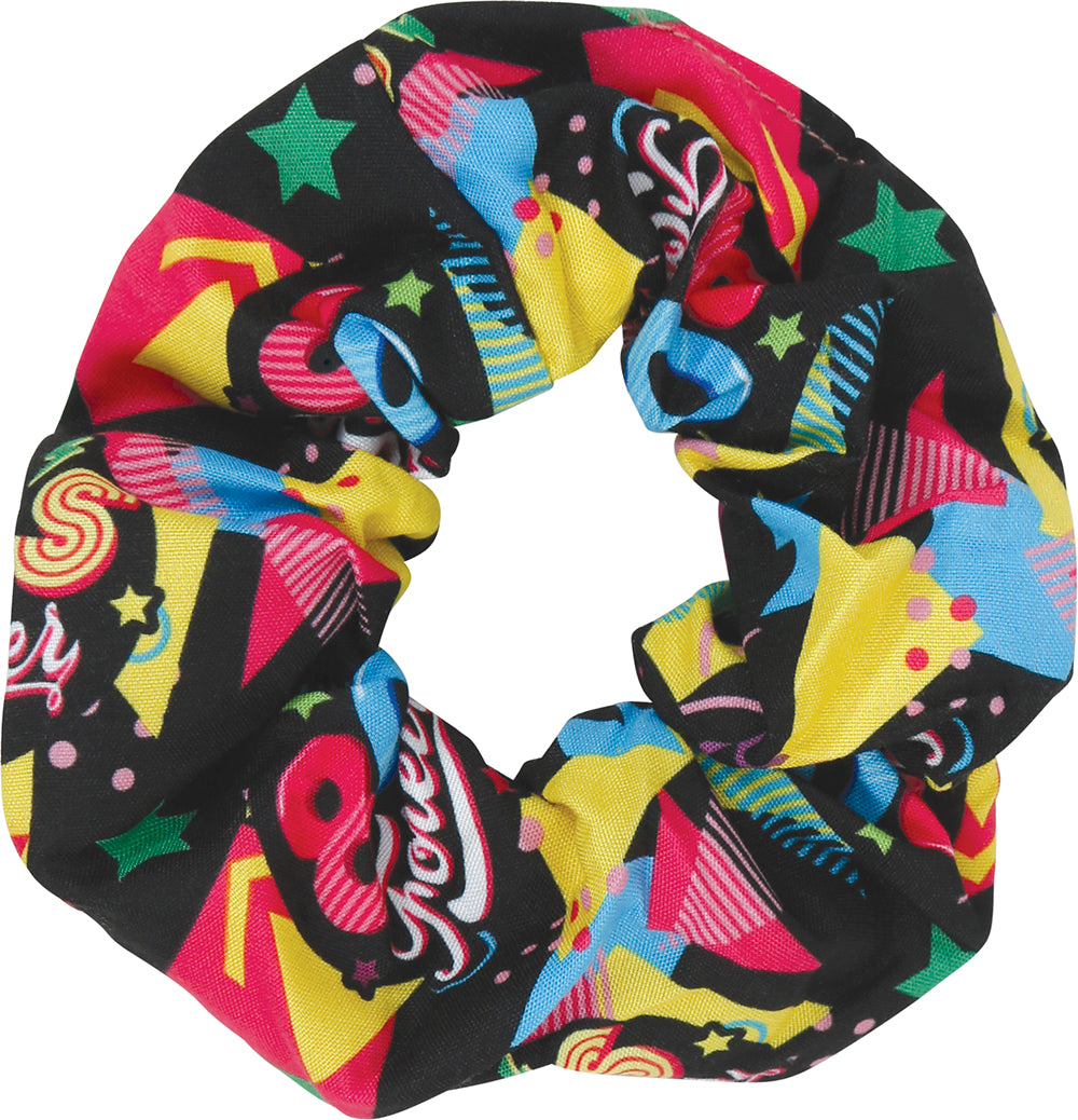 80's Forever Multi-Coloured Hair Scrunchie