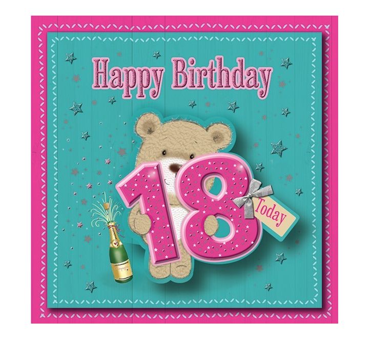 Female 18 Large Boxed Birthday Cards 19cm | Merthyr Tydfil | Why Not Shop Online
