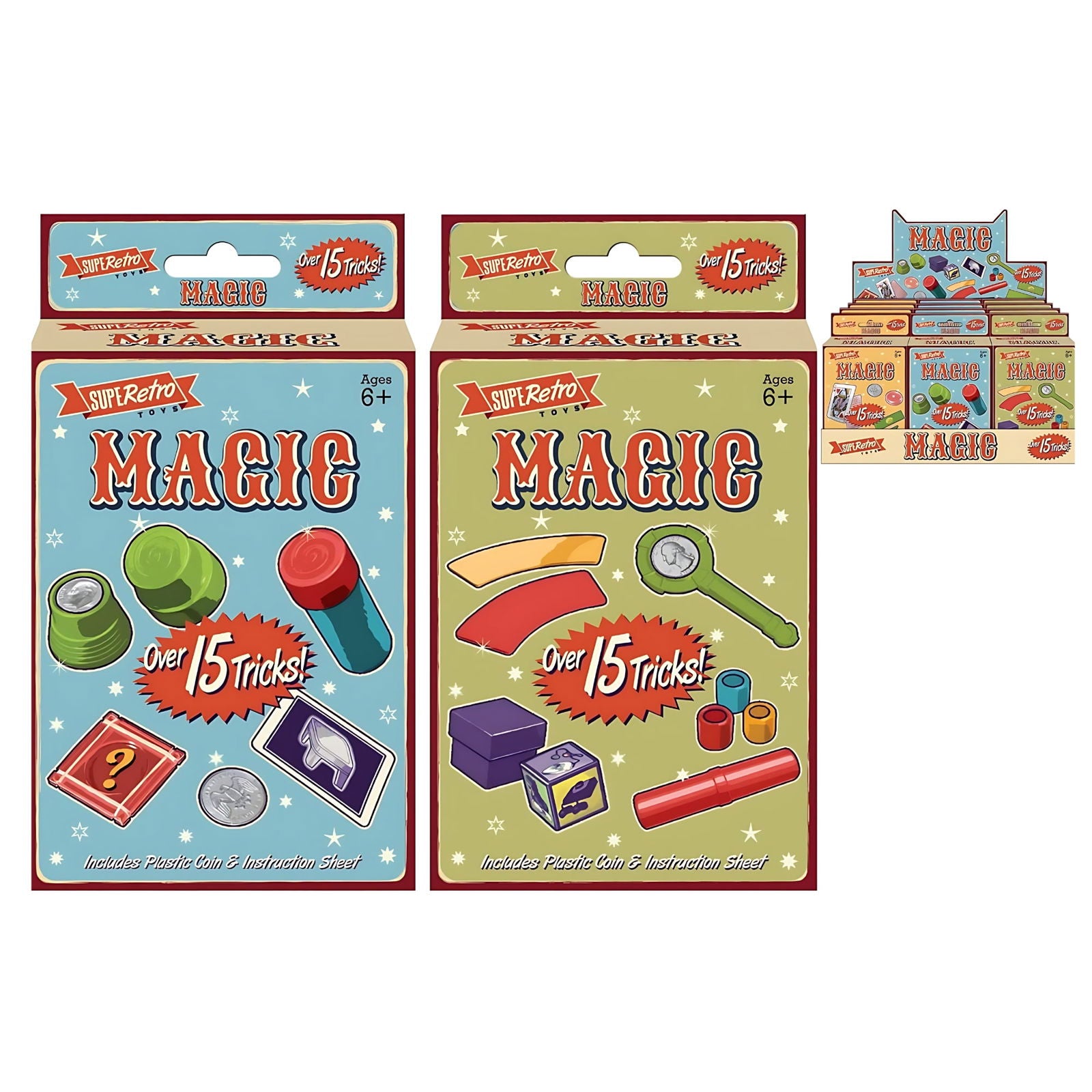 15 Retro Childrens Magic Tricks Gift Box | Merthyr Tydfil | Why Not Shop Online