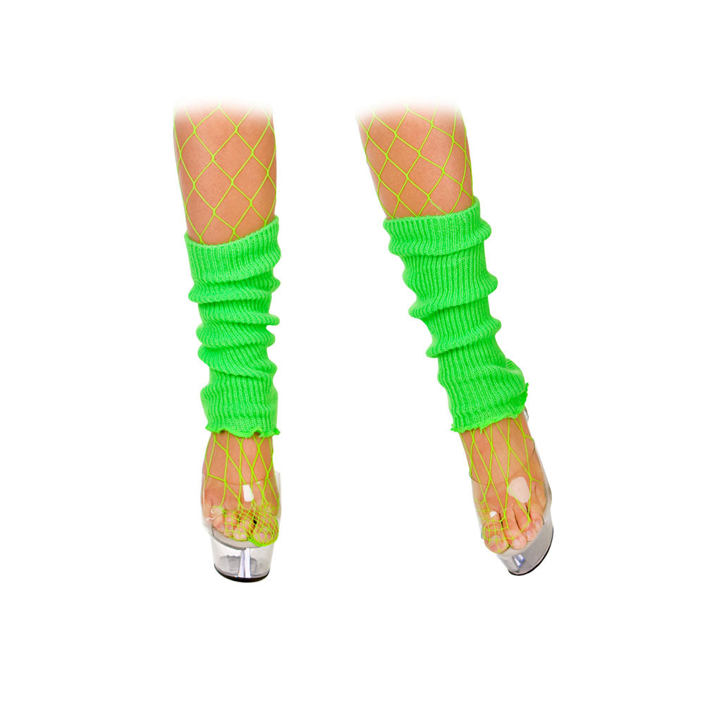Wicked Costumes 1980s neon green leg warmers