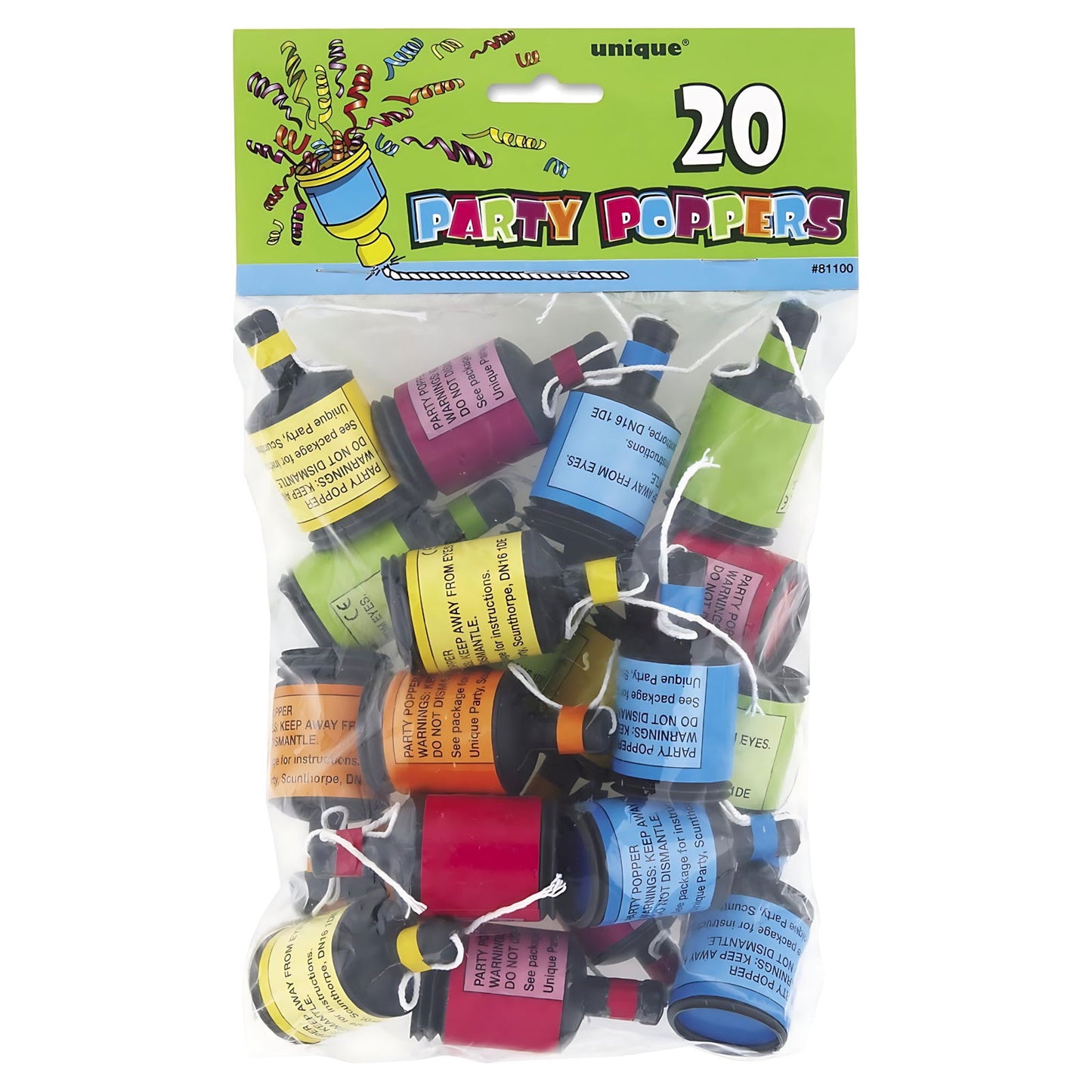 20 Pack Party Poppers | Merthyr Tydfil | Why Not Shop Online