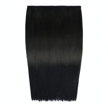 Stranded Hair Group 20-Inch Straight Clip-In Extension in shade #1 Black Magic