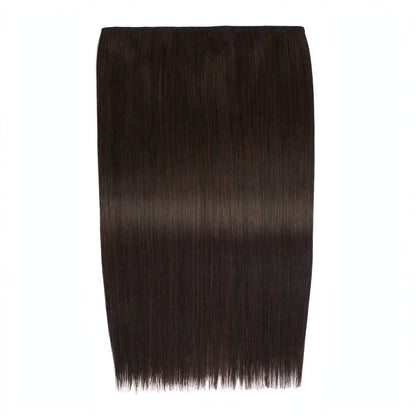 Stranded Hair Group 20-inch straight clip-in hair extension in shade #2 Nigella