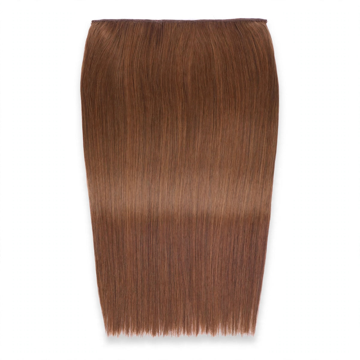 Stranded Hair Group 20-inch straight clip-in hair extension in Caramel Cosmos shade