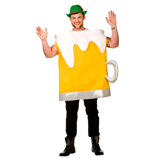 Wicked Costumes Beer Glass Funny Fancy Dress Costume One Size Fits Most