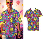 Mens 90s Acid Shirt Medium
