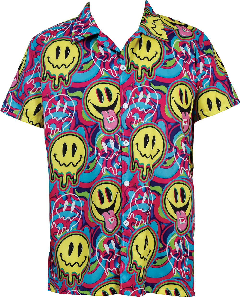 Mens 90s Acid Shirt Medium
